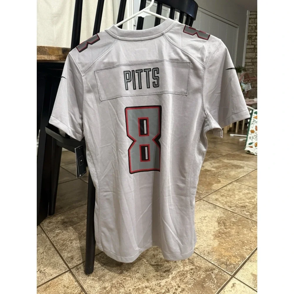 Kyle Pitts Atlanta Falcons Nike Women's Size S Game Jersey - Gray ($130MSRP)